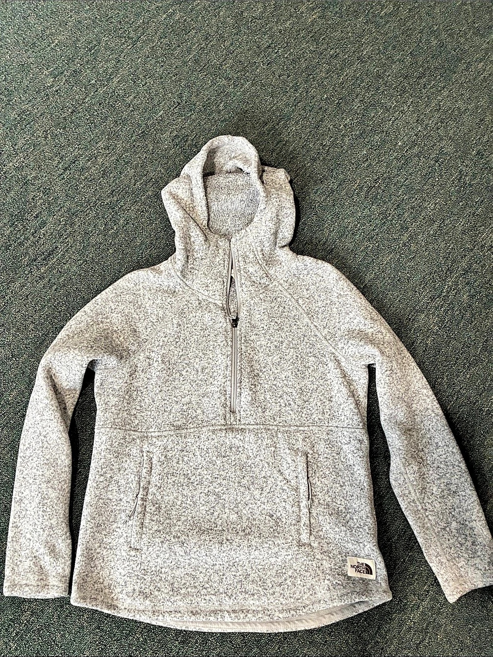 The North Face Crescent Hooded Pullover Gray Size Small